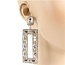 Shape Matters Chandelier Earrings - Silver