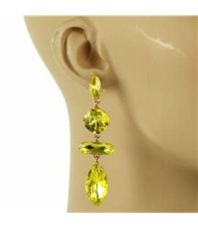 Lonely One Earrings - Yellow