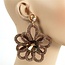 Extra Special Flower Earrings - Topaz