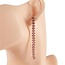 Fall In Line Earrings - Light Pink