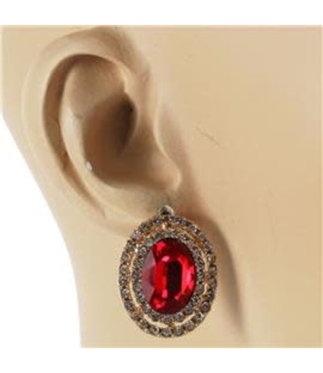 Fancy Girl Jewel Knobs - Red