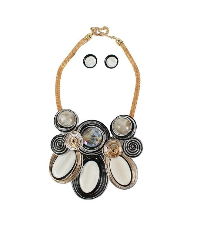 Lost Soul Necklace Set - White