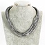 String Me Along Necklace Set - Gold/Silver