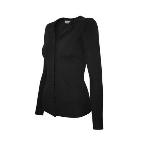 Black Round Neck Cardigan Black Round Neck Cardigan