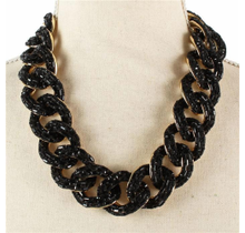 Shine The Night Necklace - Black