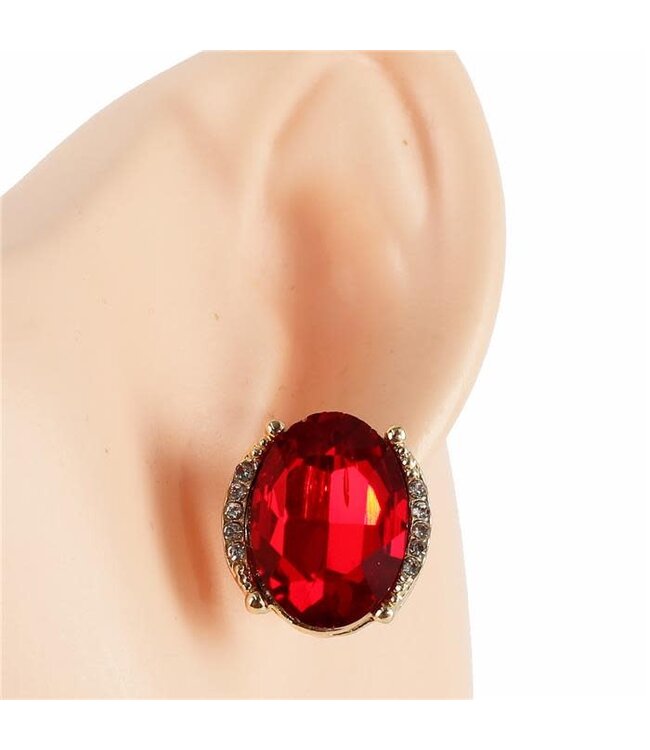 Enough Bling Studs - Red
