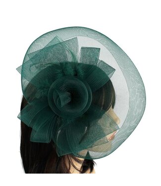Endless Love Fascinator - Emerald