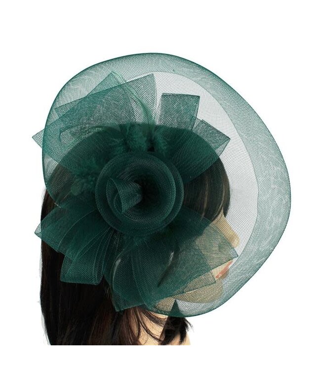 Endless Love Fascinator - Emerald