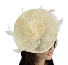 Hush Baby Fascinator - Ivory