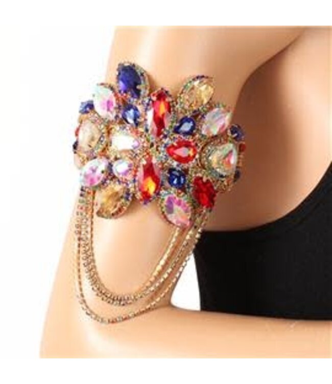 Extravagant Motion Arm Cuff/Bracelet - Multi