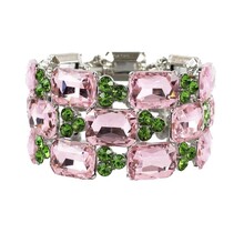Oh So Fab Bracelet - Pink/Green