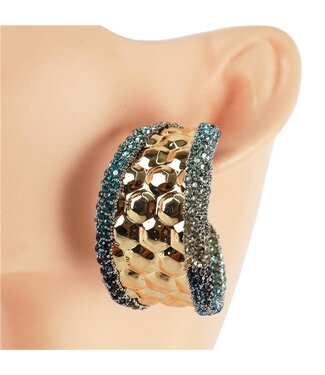 Secret Crush Hoops - Blue