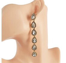 First In Line Earrings - Gold