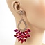 Shine For You Earrings - Red Iridescent