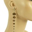 All Beaded Down Earring - Pewter