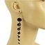 All Beaded Down Earring - Purple