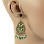 Chasing Dreams Beaded Earrings - Green