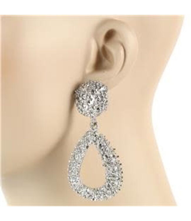 Don't Come Knockin Earrings - Silver