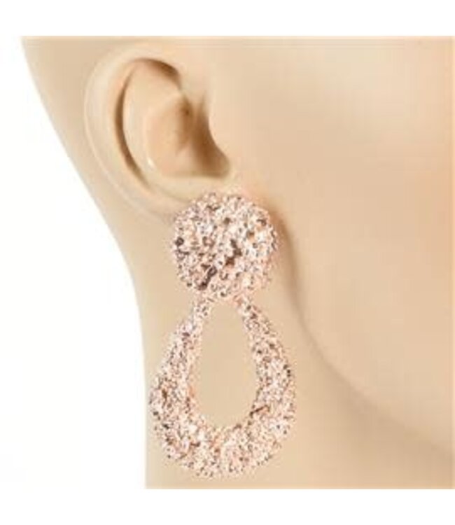 Knock Around Earrings - Rose Gold