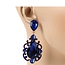 Gala Glam Earring - Royal Blue