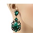 Gala Glam Earring - Green