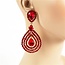 Never A Basic Girl Earrings - Red