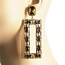 Shape Matters Chandelier Earrings - Green Iridescent