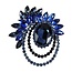 Divine Collection Brooch - Blue