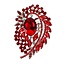 Stepping Out Brooch - Red