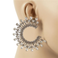 Center Of Attention Earrings - Silver