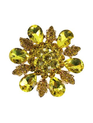 You're A Gem Brooch - Yellow