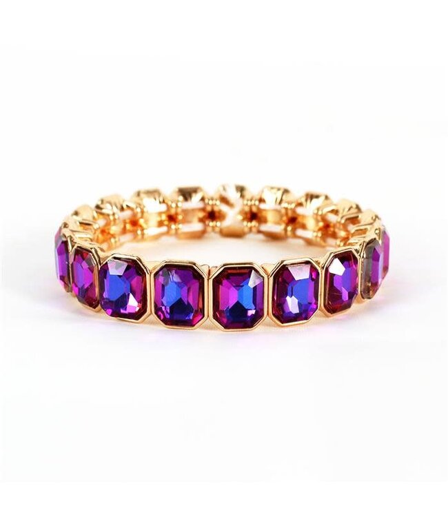 High Profile Bracelet - Purple Iridescent