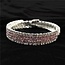 Classy Is Timeless Bracelet - Silver Pink
