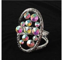 From The Inside Out Jewel Bracelet - Silver Iridescent