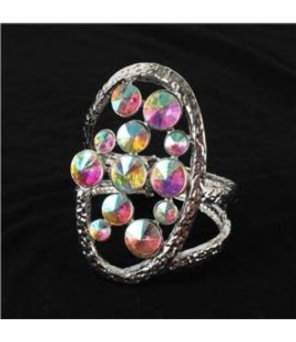 From The Inside Out Jewel Bracelet - Silver Iridescent