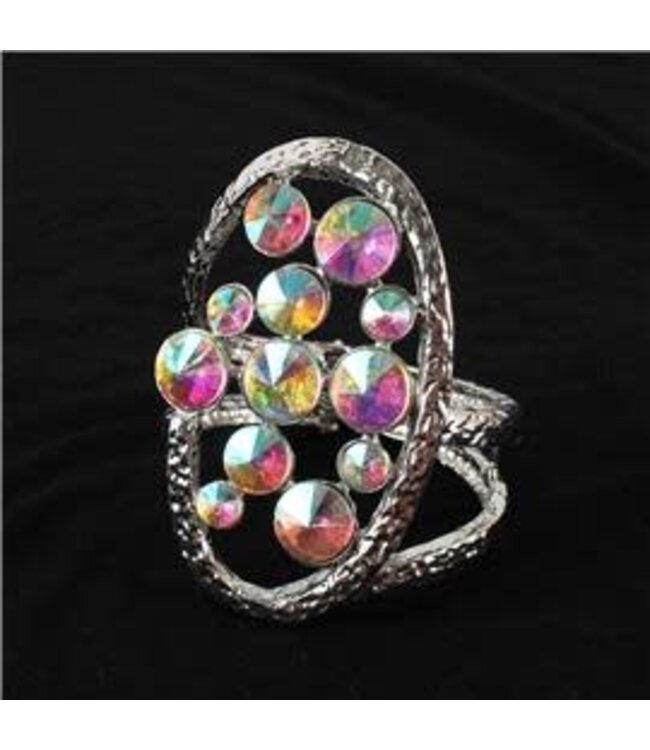 From The Inside Out Jewel Bracelet - Silver Iridescent