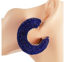 Glam It Up Hoops - Royal