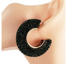 Glam It Up Hoops - Emerald