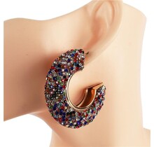 Glam It Up Hoops - Multi