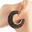 Glam It Up Hoops - Green Iridescent
