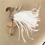 Pretty Wings Flamingo Brooch - White