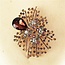 Glamour Web Brooch - Purple