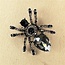 Creepy Crawlers Brooch - Black
