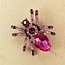 Creepy Crawlers Brooch - Fuchsia