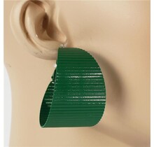 Heat Wave Hoops - Green