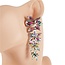 Look Twice Chandelier Earrings - Silver Iridescent