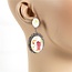 Art Of Reflection Earrings - White