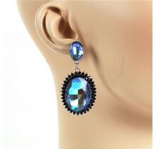 Art Of Reflection Earrings - Blue