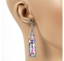 Perfectly Polished Earrings - Silver Iridescent