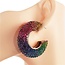 Glam It Up Hoops - Green Iridescent